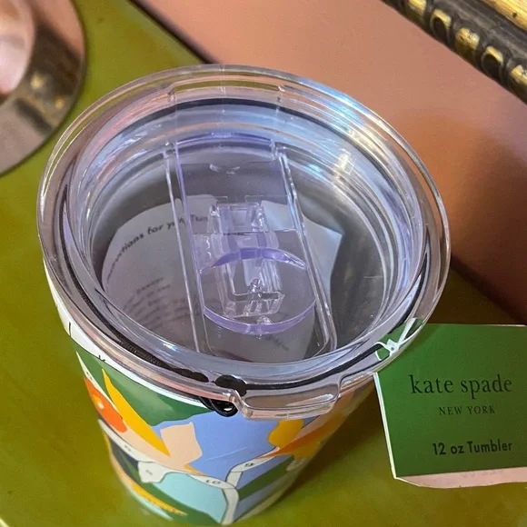 kate spade Floral Tumbler with Lid - Multicolor - Picture 7 of 10